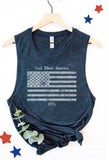God Bless America Graphic Tank Top