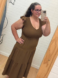 Brown Maxi Dress