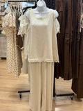 Oatmeal Sleeveless Top