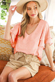 Dot Print Fancy Blouse