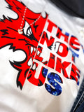 Not like us- White Long Sleeve Graphic Tee