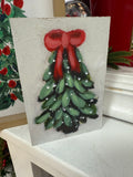 Mdf Hand Painted Tree Block Decor