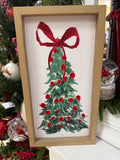 Mdf Block Holiday Tree