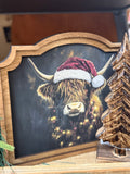 Provincial Christmas Highland Framed Art