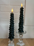 Led Green Tree Taper Candles