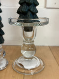Large Glass Candle Holder