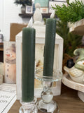 8 Inch Green Thick Led Taper