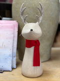 9" reindeer With Scarf Be/re