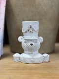3.5" Bear Taper Candle Holder