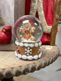 2 Asst Gingerbread Mini Snowglobe