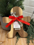 Gingerbread Man Cutting Board Gift Set