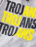 Trojan Repeat Grey Graphic T-shirt