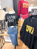 Polka Dot Sweatshirt - Collegiate