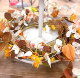 Floral Fall Lantern Candle Ring