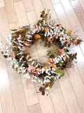 Floral Fall Lantern Wreath
