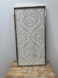FINAL SALE - WD SS WALL ART  16"W, 32"H