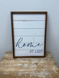 FINAL SALE - Wd Bl/Wht Word Frame 3 Asst ea
