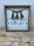 FINAL SALE - 12\\\" TWINKLE LITTLE STAR SIGN