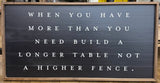 Build A Longer Table
