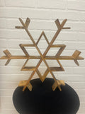 16 WOOD SNOWFLAKE