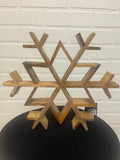 12 WOOD SNOWFLAKE
