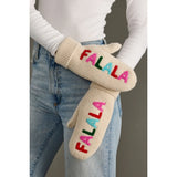 Fa La La La Knit Mittens
