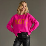 Pink "merry" Sweater