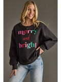 Charcoal Merry & Bright Sweatshirt