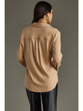 Tan Super Soft Button Up Shacket