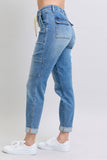 Judy Blue High Waste Cuffed Cargo Jogger
