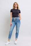 Judy Blue High Waste Cuffed Cargo Jogger