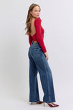 Judy Blue Mid Rise Wide Leg