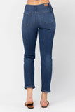 Judy Blue ZIGZAG BUTTON FLY - BOYFRIEND