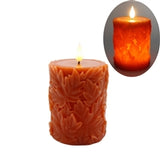 Small Orange Led Pillar