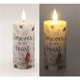 4 Inch Forever Cardinal Led Votive Candle