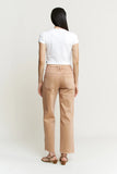 High Rise Ankle Straight Leg