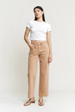 High Rise Ankle Straight Leg