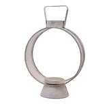 Small White Open Round Lantern - Ts
