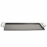 Medium Rectangular Black Iron Tray