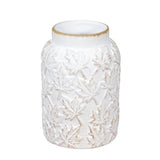 Embossed Maple Leaf Jar