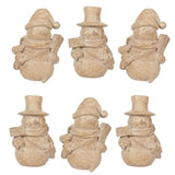 Joy And Broom Snowmen