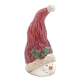 Snowhead With Red Stocking Cap