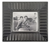 Stamped Metal Photo Frame Black 8x10”