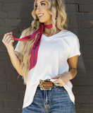 Curvy - Ivory Ribbed Stripe