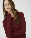 Round Neck Button Long