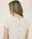Pinstripe Back Button