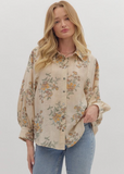 Ecru Floral Top