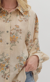 Ecru Floral Top