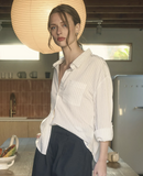 Pinstripe Collared Long Sleeve Button Down