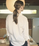 Pinstripe Collared Long Sleeve Button Down